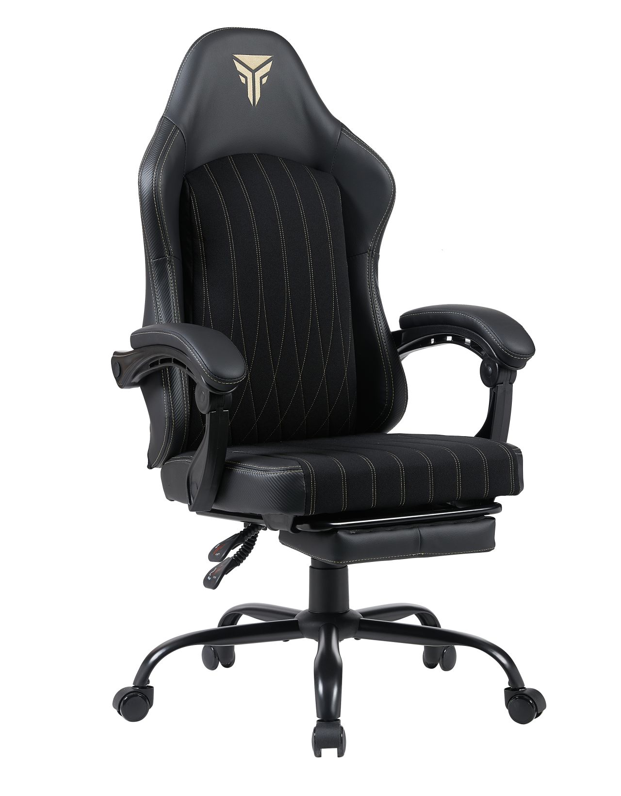 FB40-FX fotel obrotowy gamingowy czarny_1