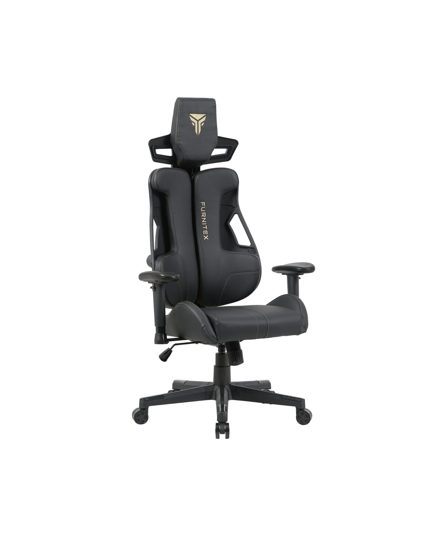 FB42-FX fotel obrotowy gamingowy czarny