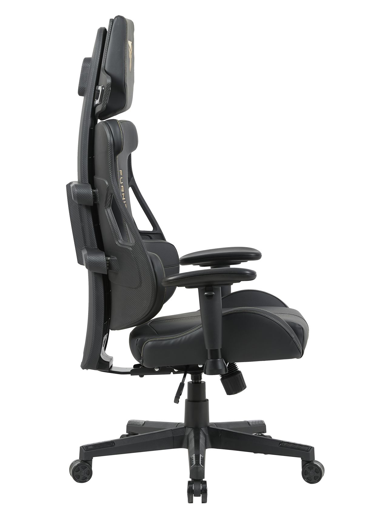 FB42-FX fotel obrotowy gamingowy czarny_2